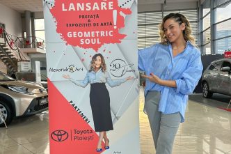 expoziție, pictură, Alexandrav, Alexandra Valentina Georgescu, Toyota Ploiești, Geometric Soul, program vizitare, tablouri, expoziție cu vânzare