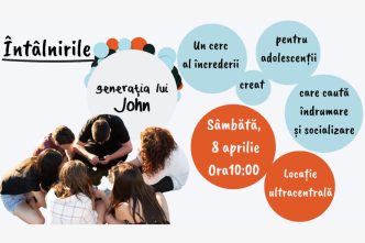 întâlnirile Generația lui John, ședințe psihoterapie, cerc al încrederii, activități autocunoaștere, activități de socializare, psihoterapeut, Diana Drăghici, formular înscrieri, întâlniri tineri, Ploiești