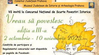 scurte povestiri, concurs național, teme istorice, Vreau să povestesc, ediția III, înscrieri, personalități istorice, regulament