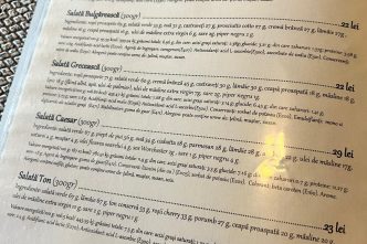 restaurant toscano, restaurant Câmpina, restaurant Soceram, recomandare restaurant, salată cu ton, prețuri Toscano Câmpina, meniu