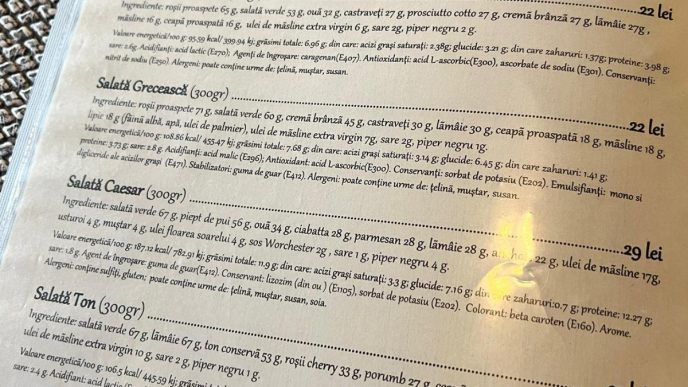 restaurant toscano, restaurant Câmpina, restaurant Soceram, recomandare restaurant, salată cu ton, prețuri Toscano Câmpina, meniu