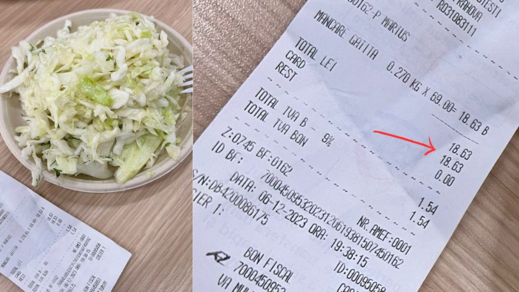 salată de varză, preț salată de varză, restaurant, La Bufet, Prahova Value Center, Horia Vârlan