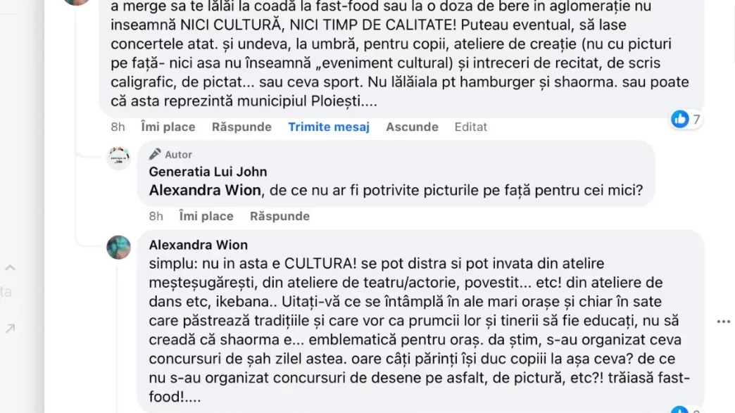 Festivalul Ploiești Let’s PLAY stârnește reacții: “Eu sunt din Iași. Orașul vostru începe să se dezvolte, nu băgați cârcotașii în seamă!” 2 Ploiești Let’s PLAY, festival Ploiești, reacții Facebook, comentarii Facebook, program festival Ploiești