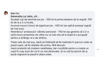 amenzi, propuneri, Ploiești, reacție, gunoaie, parc, Raluca, scuipat coji semințe, comentariu, facebook