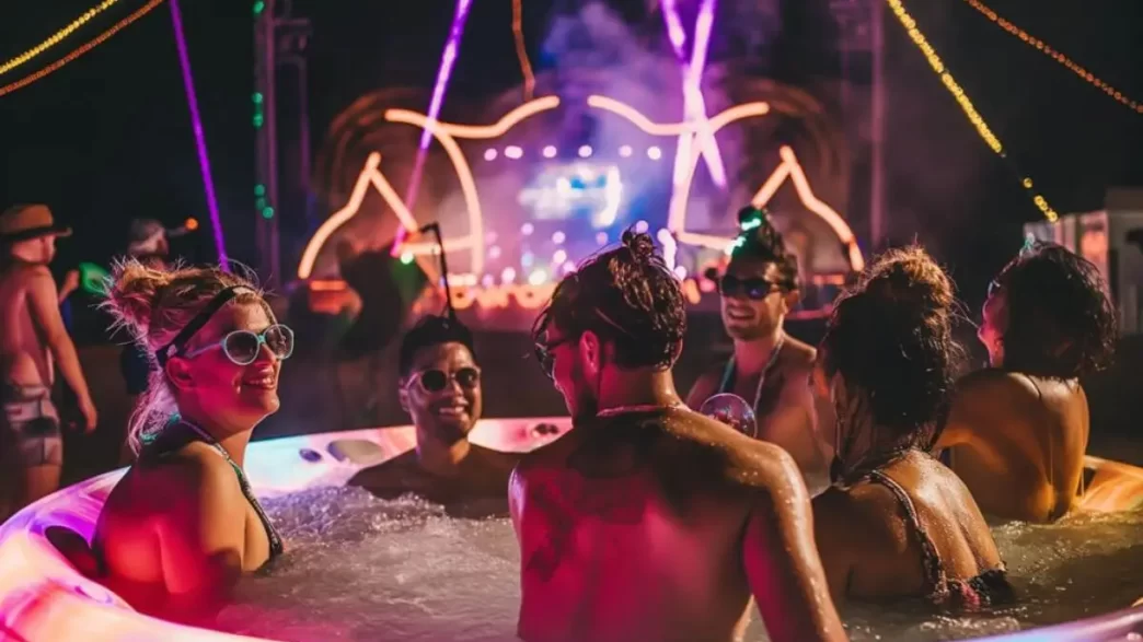 experiență VIP, festival, la rock, LaRock 2024, jacuzzi în aer liber, Palatul Cantacuzino, activități festival, festival de rock, festival Prahova