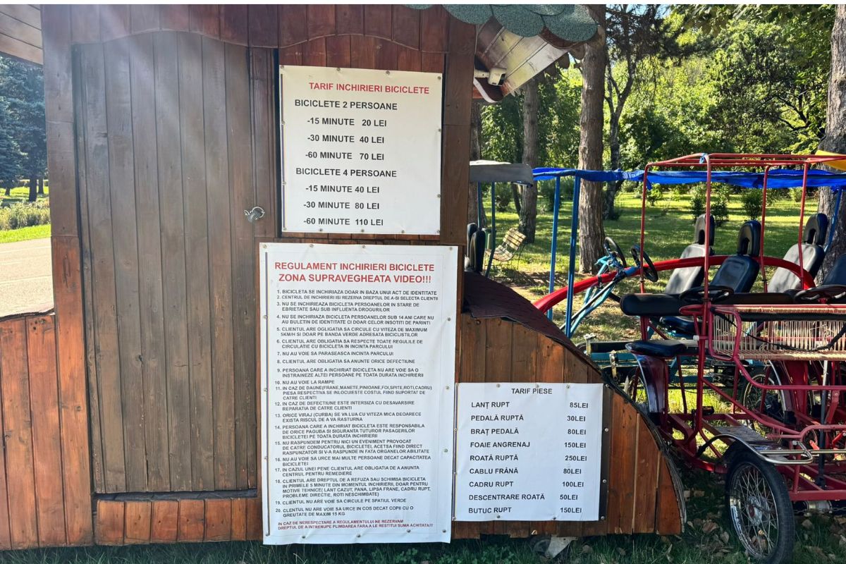 Top 6 activități de încercat în parcul de la Sala Sporturilor din Ploiești 6 Tarife închirieri biciclete în parcul de la Sala Sporturilor din Ploiești.