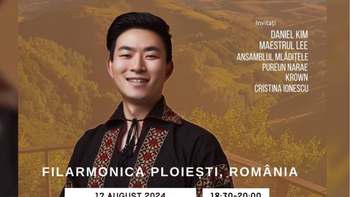 Jung JongSoo, concert intercultural, filarmonica ploiești, românia, coreea de sud, caritate, 17 august