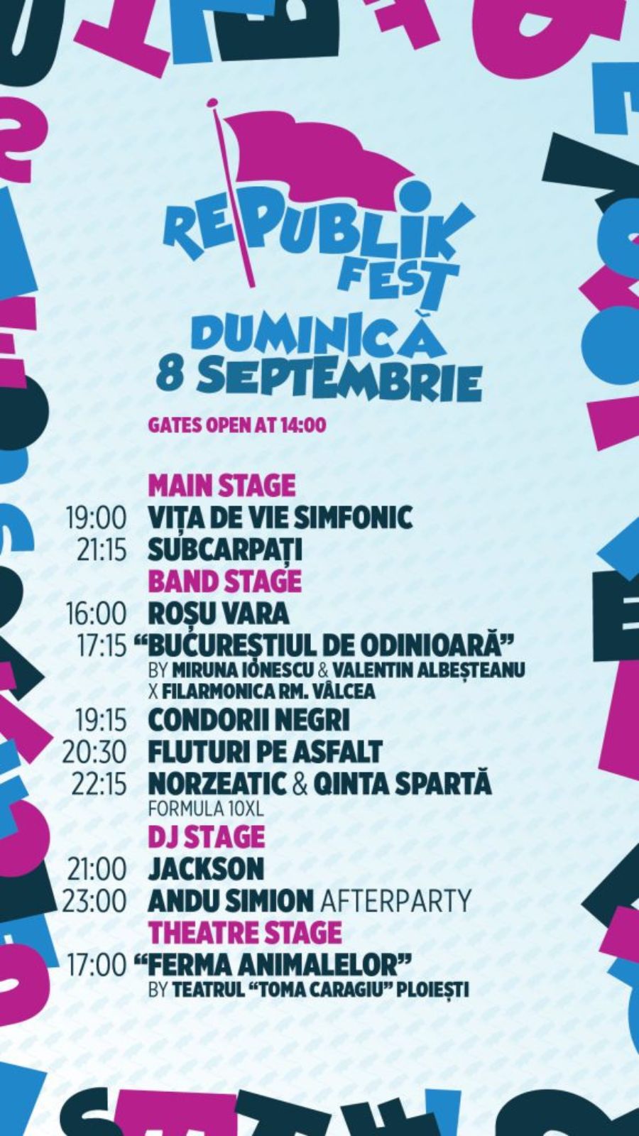 Cine cântă la Republik Fest, duminică, în ultima zi de festival. Vița de Vie și Subcarpați, așteptați pentru un show de senzație 1