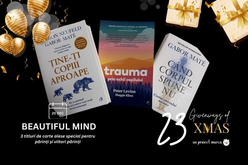 3 cărți oferite de specialistului Cristina Geană de la Beautiful Mind Ploiești (20 decembrie) 2 3 cărti, giveaway, advent calendar, 20 dec