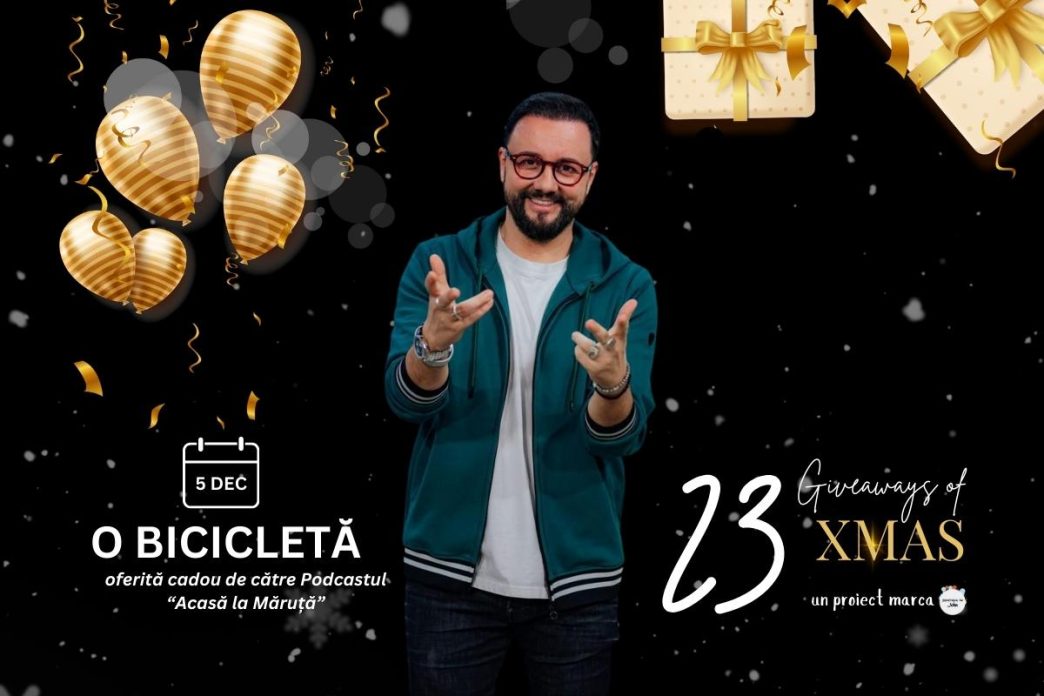 Cătălin Măruță, cadou, bicicletă, giveaway, cover