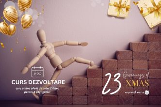 curs dezvoltare personală, giveaway, John Cristea, xmas
