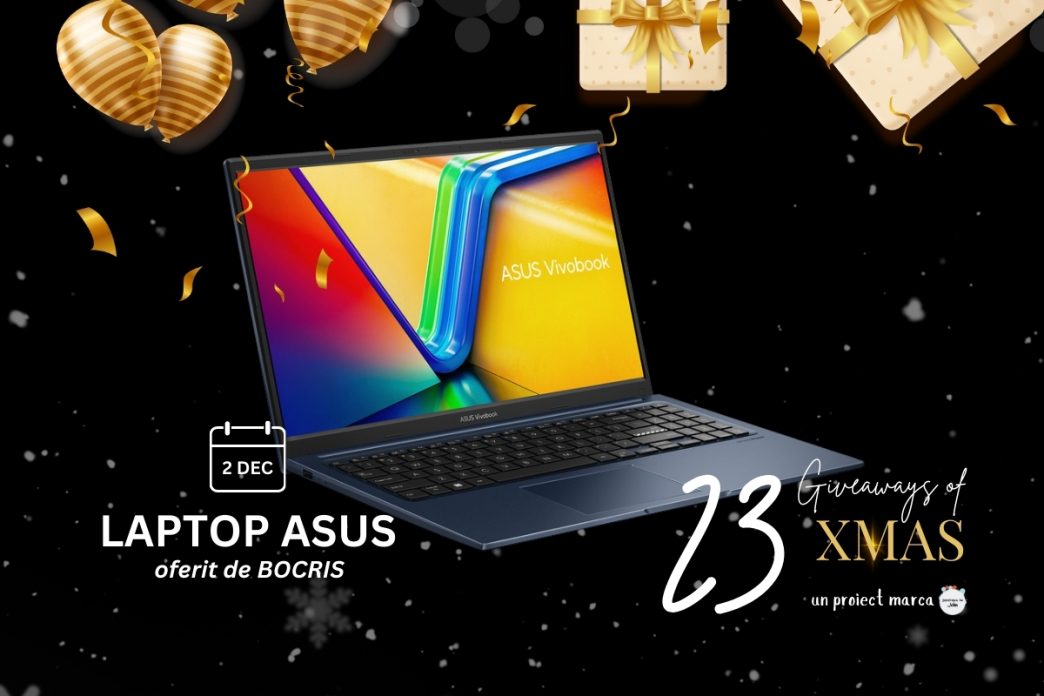 laptop Asus, giveaway, Bocris, cover