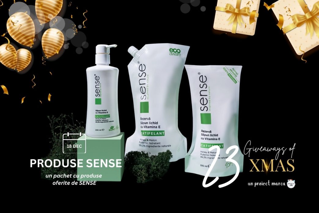 Câștigă un GIFT BOX cu produse oferite de brandul SENSE (18 decembrie) 2 sense, giveaway, produse cosmetice, xmas, 18 dec