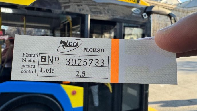 bilet TCE Ploiești, cost călătorie Ploiești, majorări prețuri, proiect de hotărâre, abonamente TCE Ploiești, bilet TCE 2025
