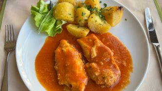 restaurant Berbec Ploiești, restaurante Ploiești, recenzie Berbec Ploiești, ostropel de pui cu cartofi natur