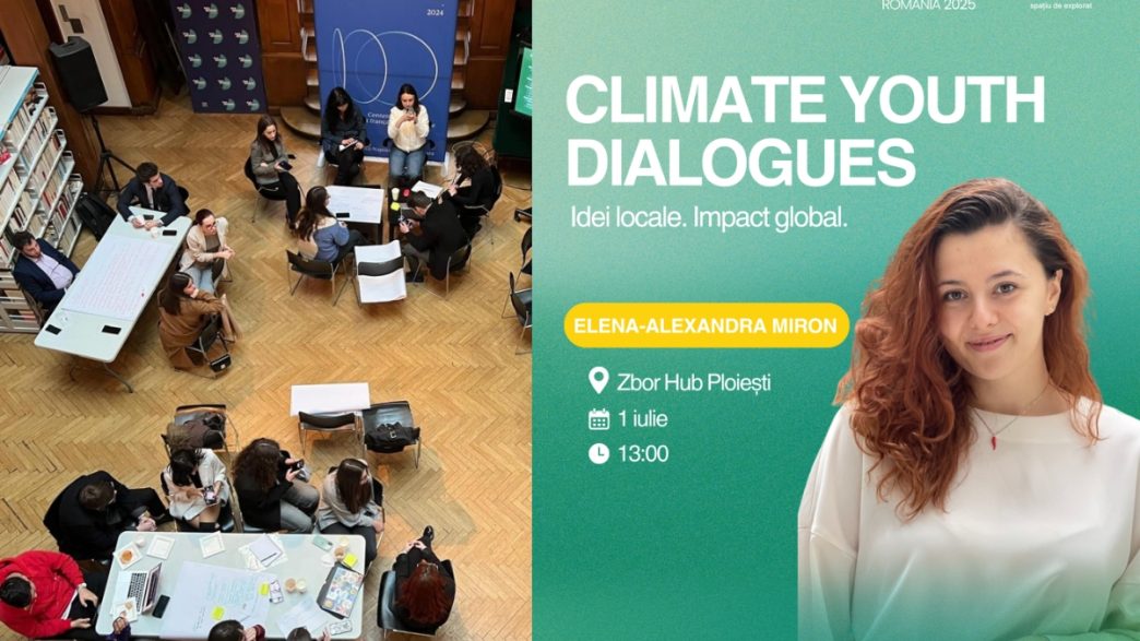 Ploiești, tineri, schimbări climatice, LCOY 2025, ZBOR Hubs, sustenabilitate, implicare, Tineri pentru Sustenabilitate, eveniment, Elena Alexandra Miron