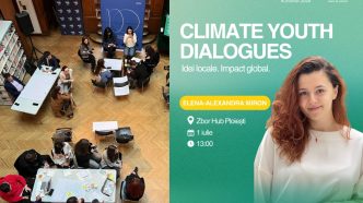 Ploiești, tineri, schimbări climatice, LCOY 2025, ZBOR Hubs, sustenabilitate, implicare, Tineri pentru Sustenabilitate, eveniment, Elena Alexandra Miron