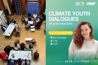 Ploiești, tineri, schimbări climatice, LCOY 2025, ZBOR Hubs, sustenabilitate, implicare, Tineri pentru Sustenabilitate, eveniment, Elena Alexandra Miron