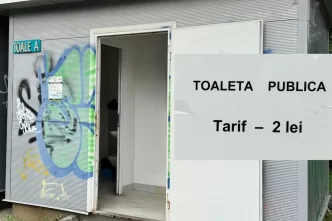 toaletă publică, Ploiești, Bulevardul Independenței, tarif 2 lei, condiții, cover