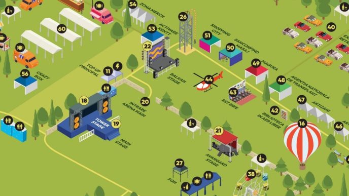 hartă festival, hartă larock, cum ajungi larock, Florești, Domeniul Cantacuzino, hartă digitală, cover