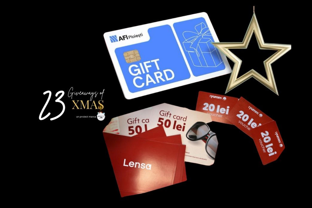 AFI Ploiești te surprinde cu vouchere la Yumm, Lensa + AFI GIFT CARD 2 8 decembrie 2025, xmas, giveaway, AFI Ploiești