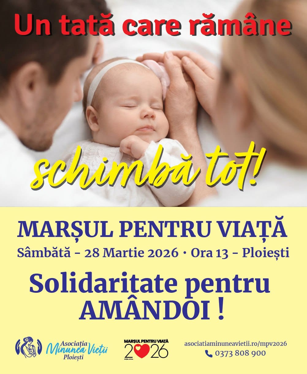Sute de ploieșteni sunt așteptați sâmbătă la "Marșul pentru Viață" 2026 1