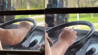 șofer de autobuz, TCE Ploiești, șofer fumat, interzis fumat autobuz, răspuns TCE, sancțiuni șofer, video șofer, comentarii Facebook