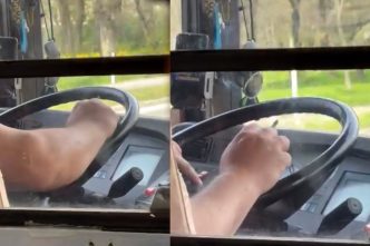 șofer de autobuz, TCE Ploiești, șofer fumat, interzis fumat autobuz, răspuns TCE, sancțiuni șofer, video șofer, comentarii Facebook