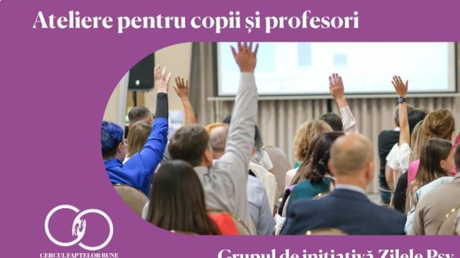 Zilele Psy, Cercul Faptelor Bune, Fundația Comunitară Prahova, educație, cover