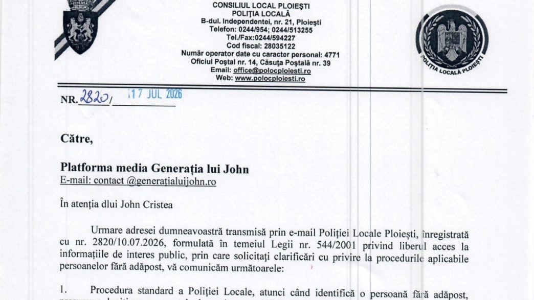 Ce riscă ploieștenii care urcă în autobuz cu haine murdare și urât mirositoare. Răspunsul oficial al Poliției Locale Ploiești 2 Poliția Locală Ploiești, TCE Ploiești, femeie coborâtă din autobuz, persoane fără adăpost, Legea 544:2001, HCL 433:2015