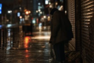 Imagine generată cu AI care ilustrează subiectul Centrul Social de Urgență din Ploiești, adăpostul de noapte.