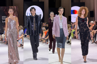 BLOOM Fashion Festival 2026, prezentare de modă pe podiumul din Sala Coloanelor a Palatului Culturii din Ploiești.