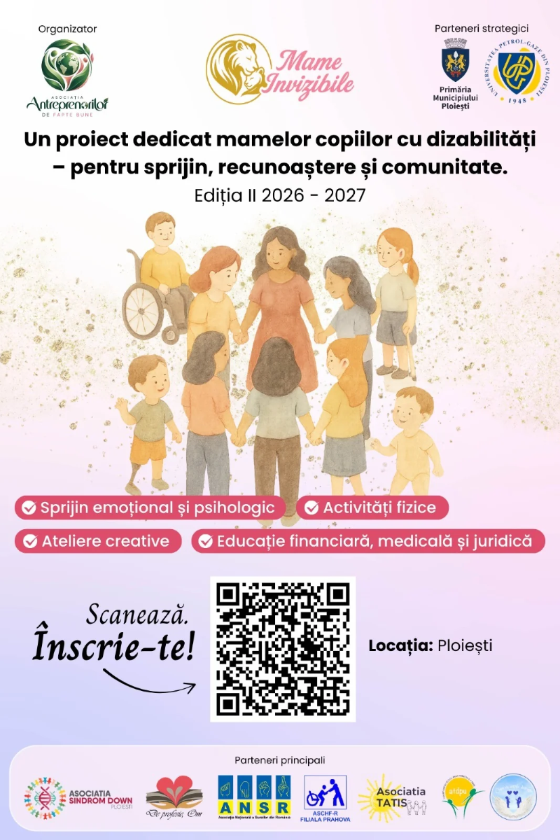 Ploieștiul susține a doua ediție a proiectului "Mame Invizibile" 1